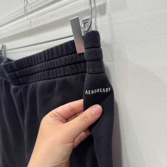 Adidas x Zoe Saldana Women’s Drawstring 3 Stripe Shorts Black Size 1X - Picture 6 of 6